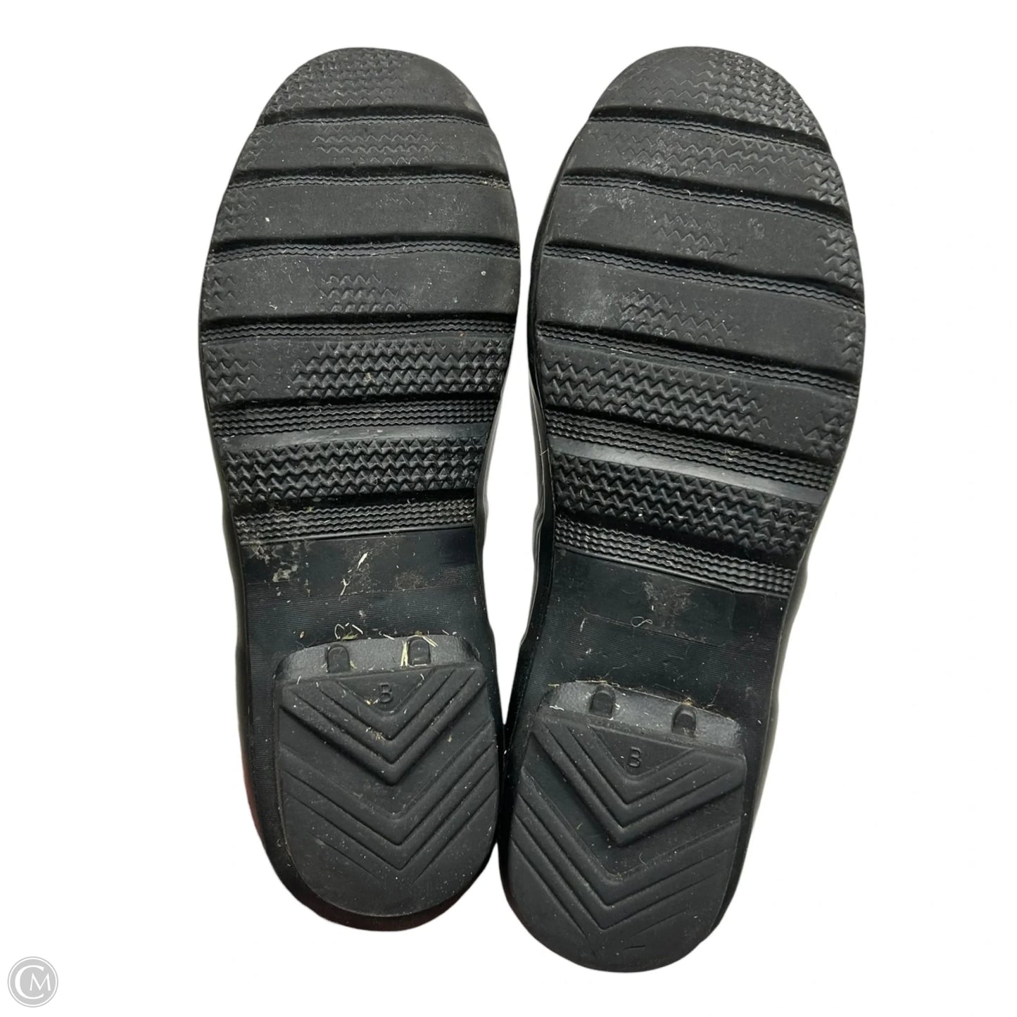 Boots Rain By Hunter In Black & White, Size: 7