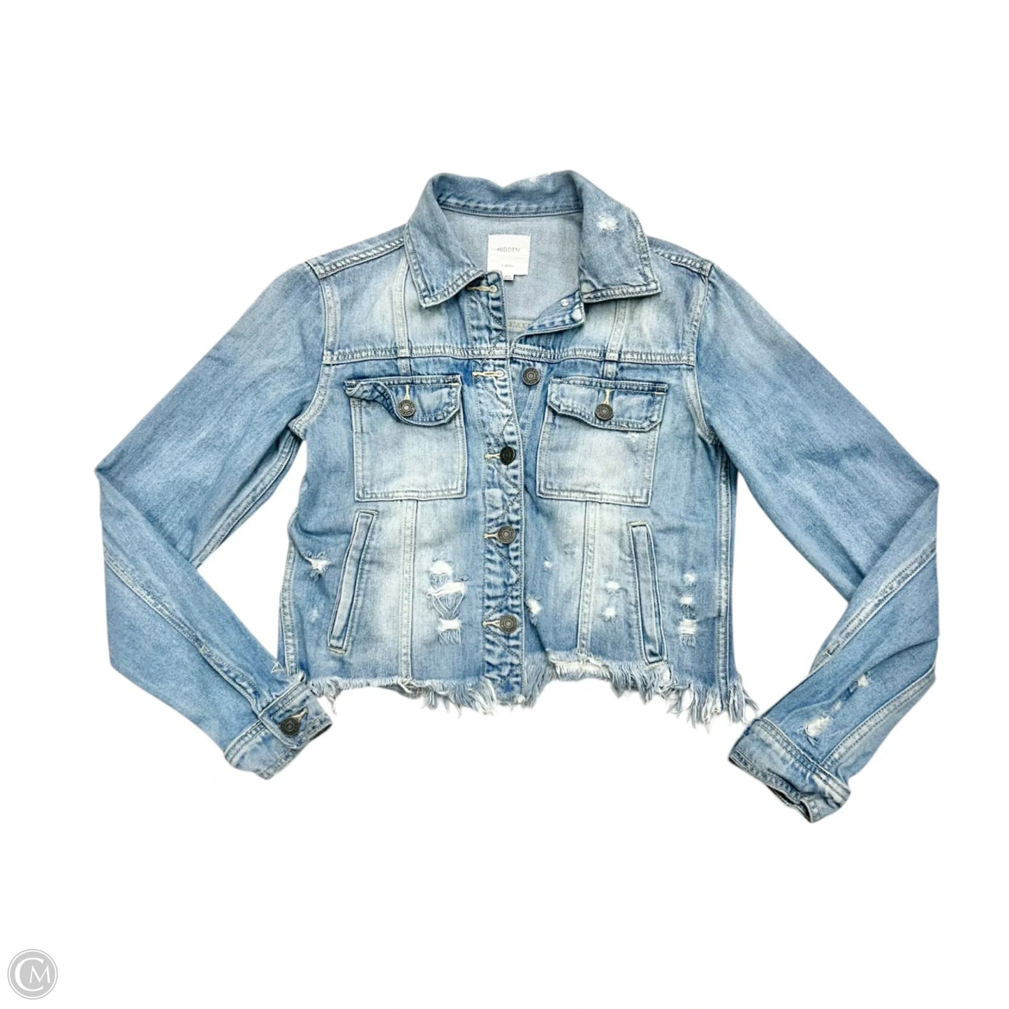 Jacket Denim By Hidden In Blue Denim, Size: Xs