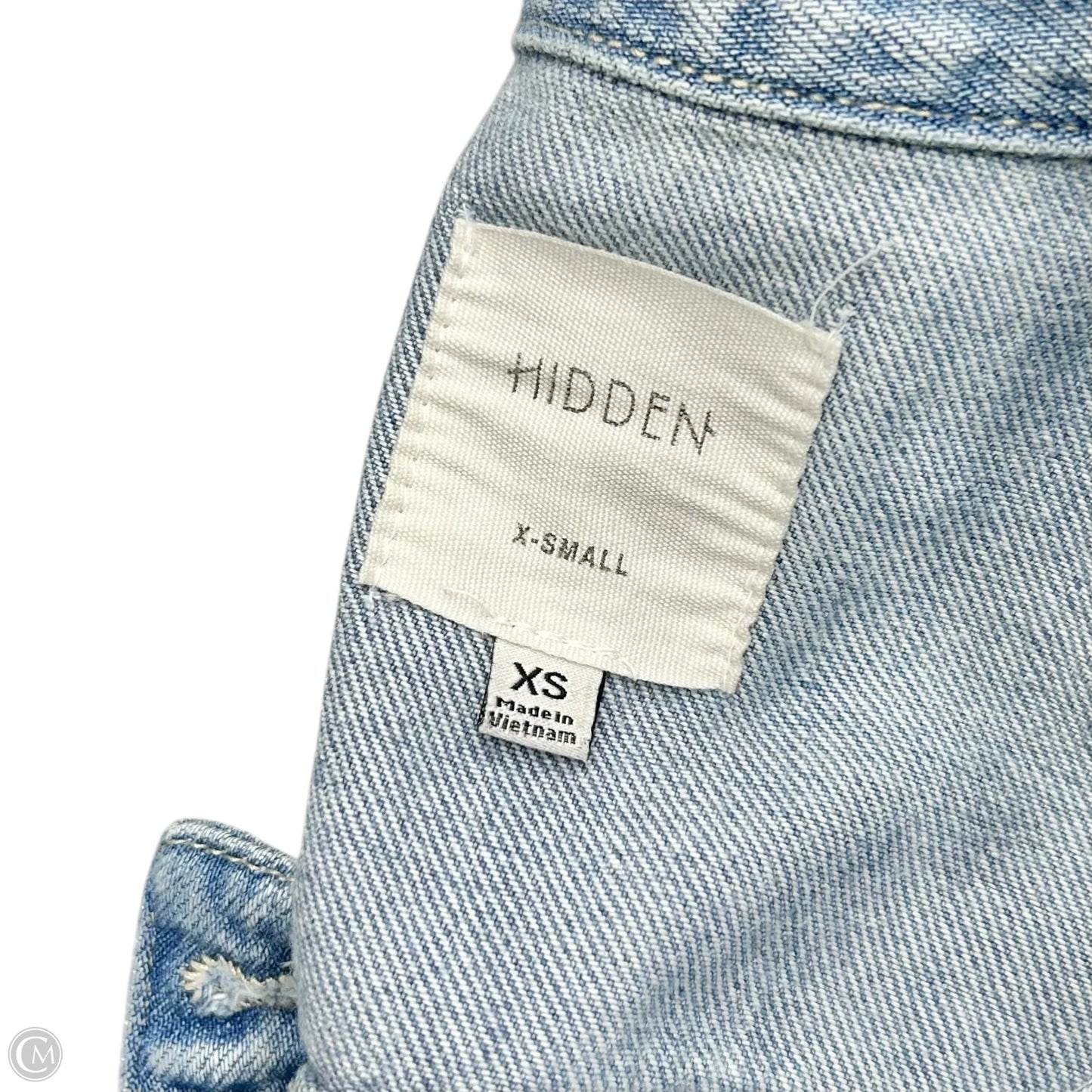 Jacket Denim By Hidden In Blue Denim, Size: Xs