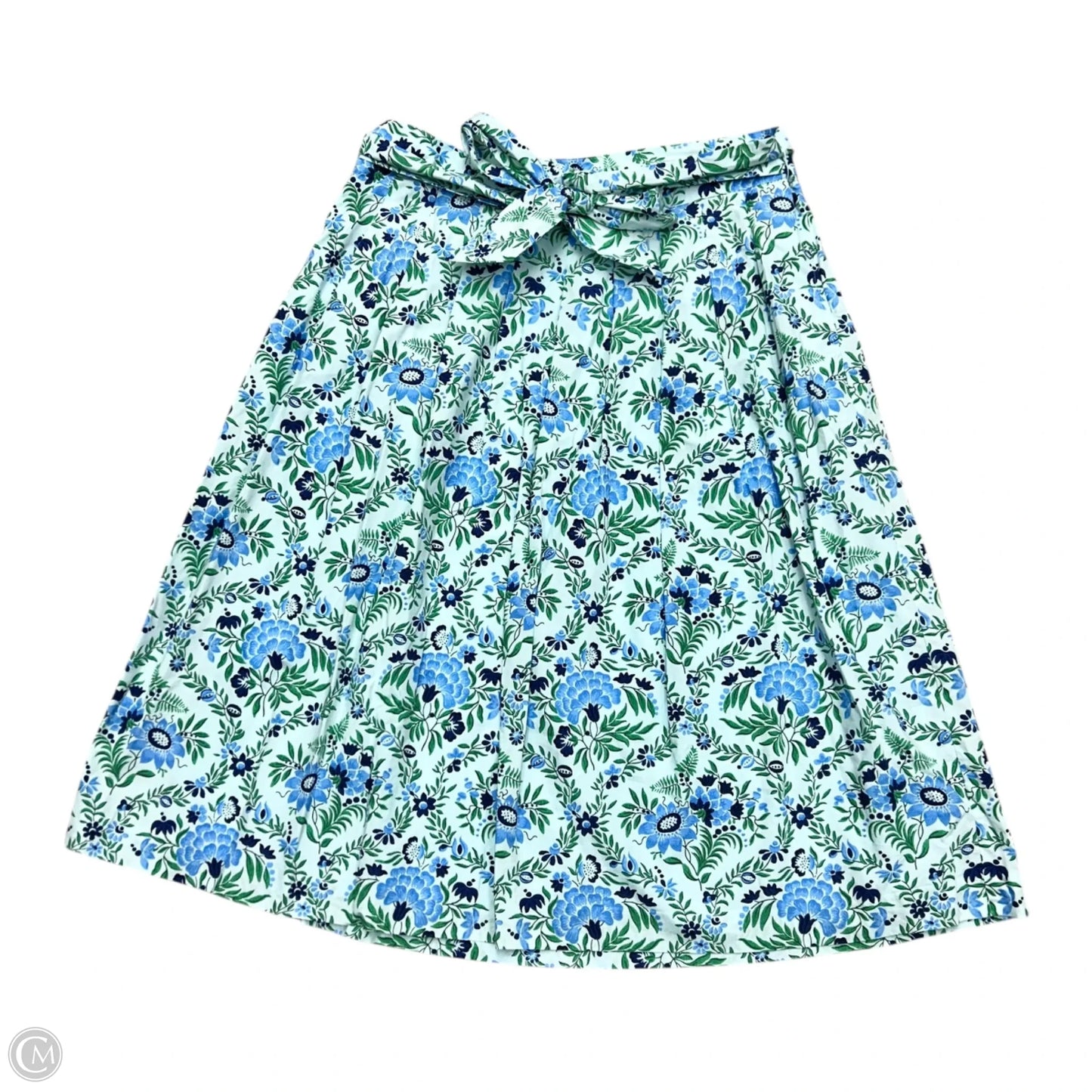 Skirt Maxi By Talbots In Blue & Green, Size: 16