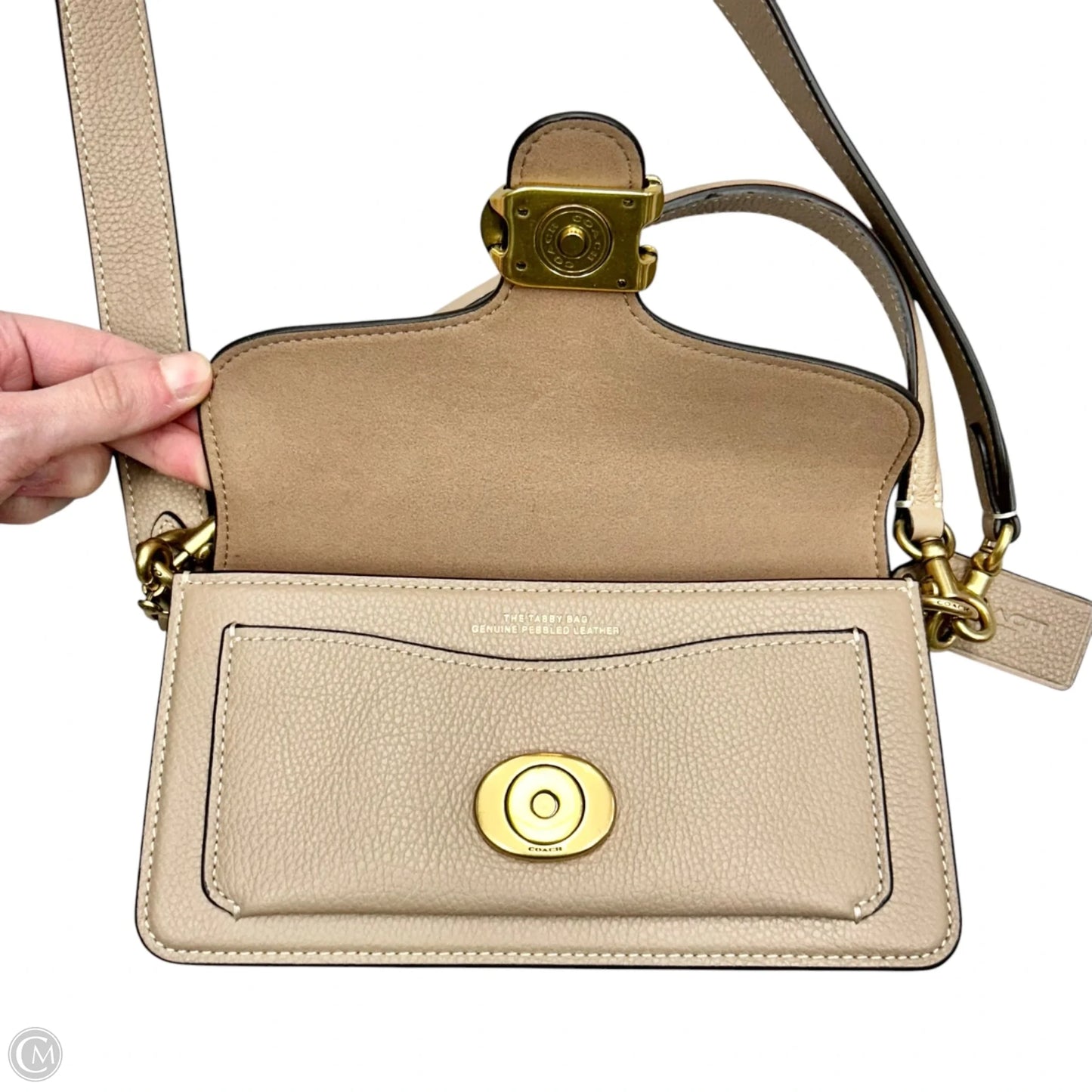 Crossbody Designer By Coach, Size: Small