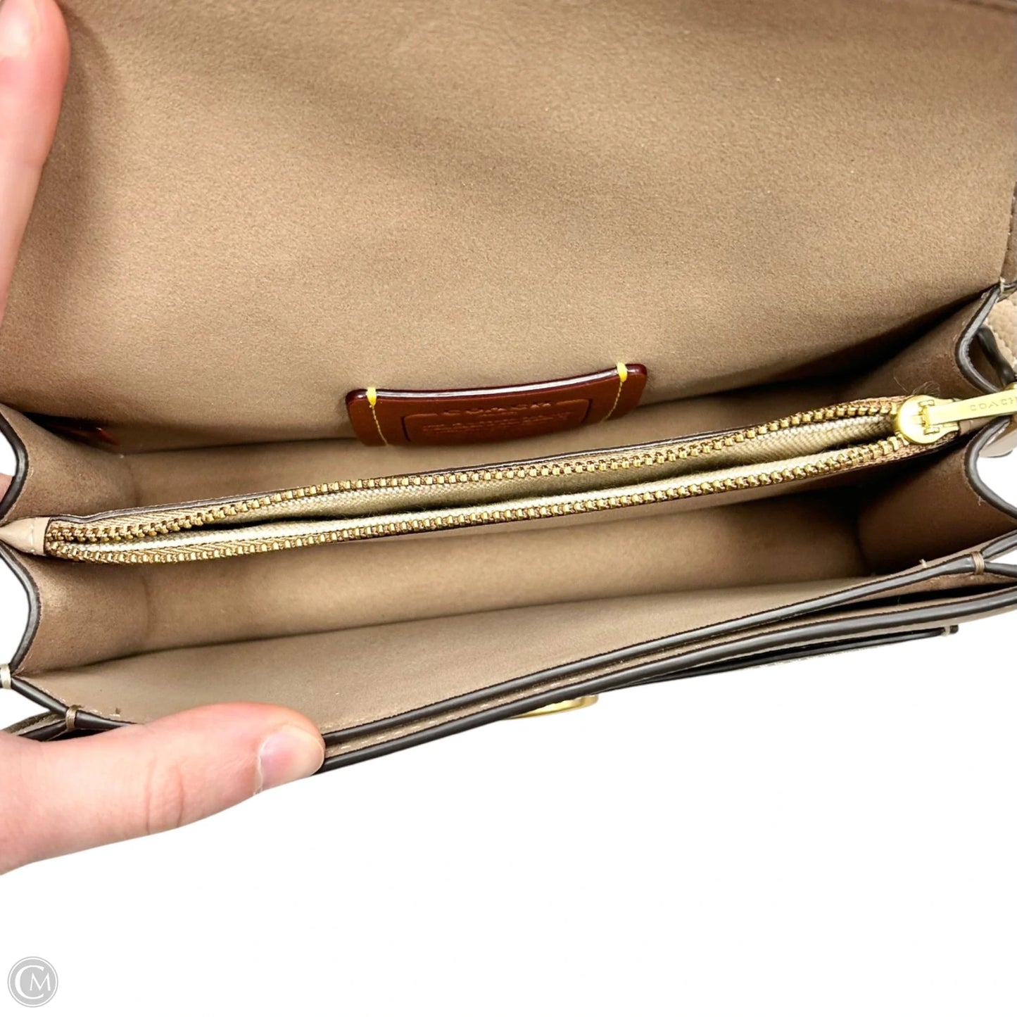 Crossbody Designer By Coach, Size: Small