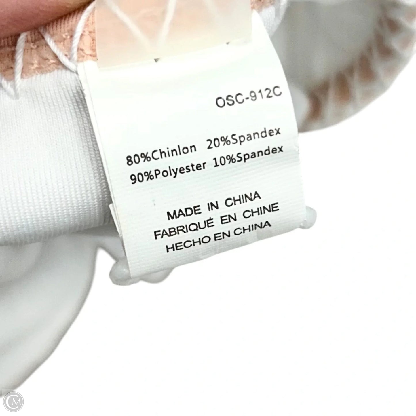 Swimsuit 2pc By Cupshe In Pink & White, Size: S