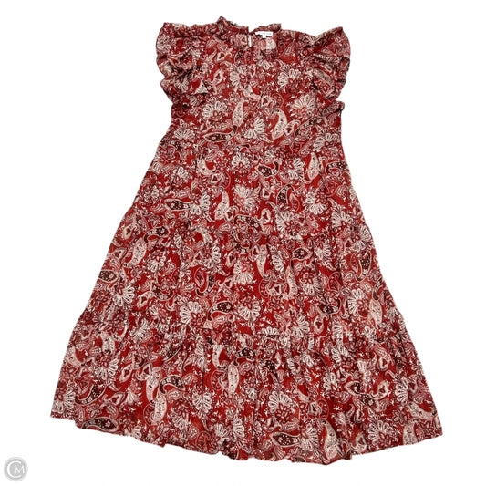 Dress Casual Maxi By Moon River In Red, Size: L