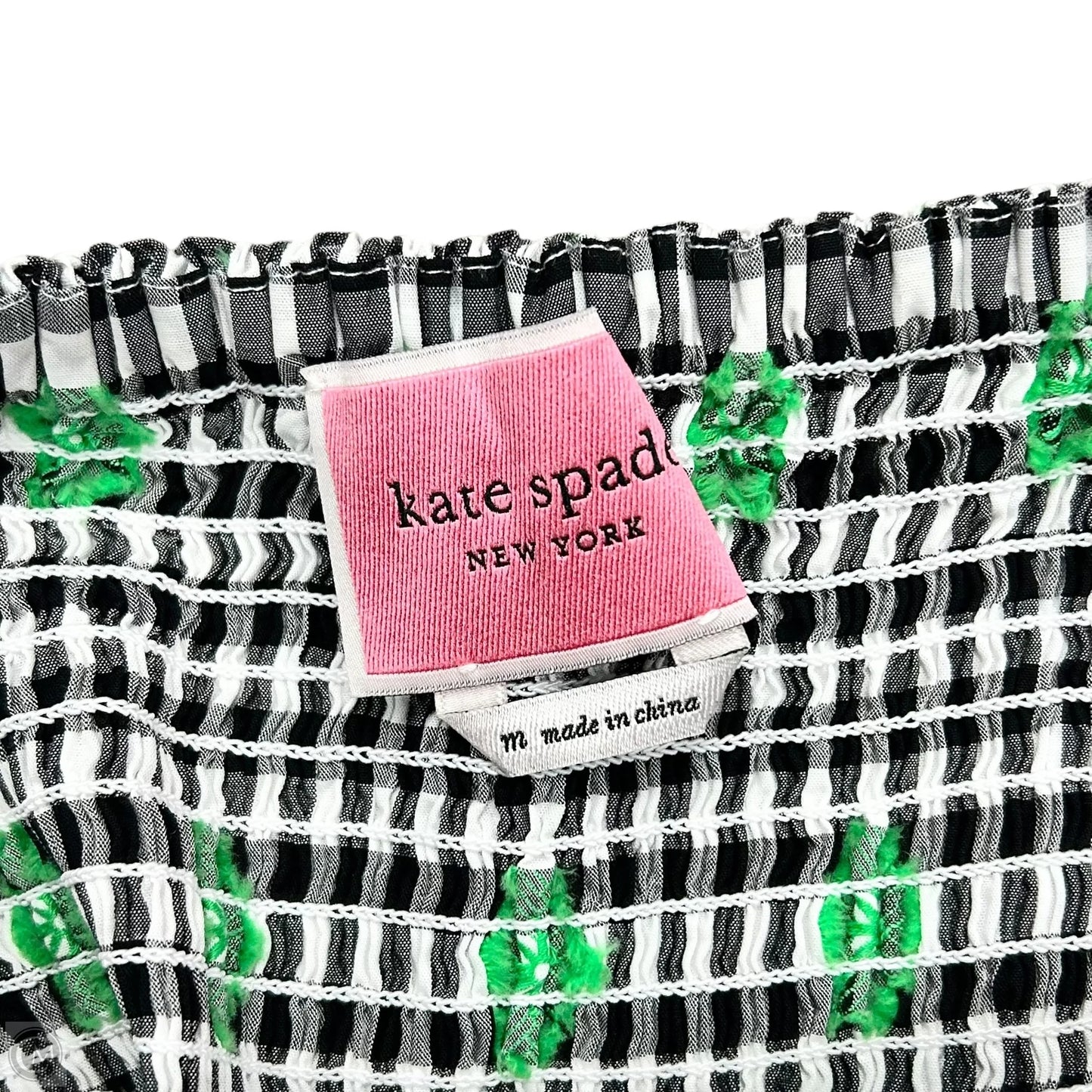 Dress Designer By Kate Spade In Black & White, Size: M