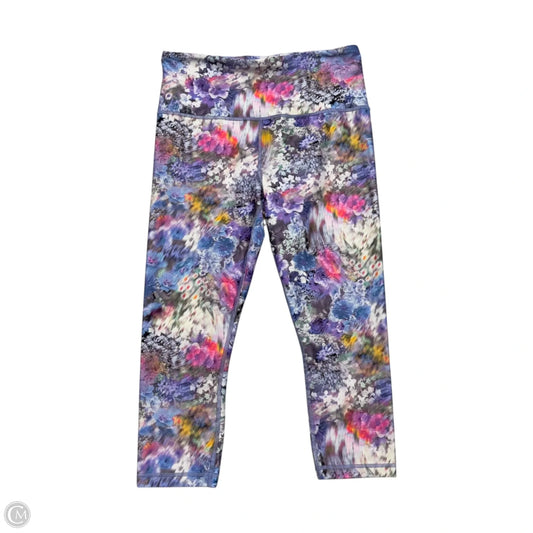 Athletic Leggings Capris By Athleta In Purple, Size: M