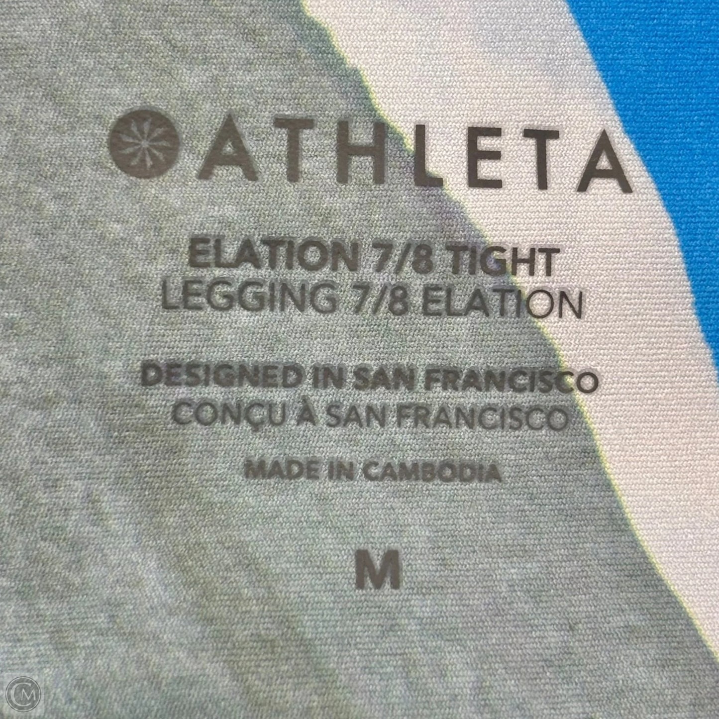 Athletic Leggings Capris By Athleta In Blue, Size: M