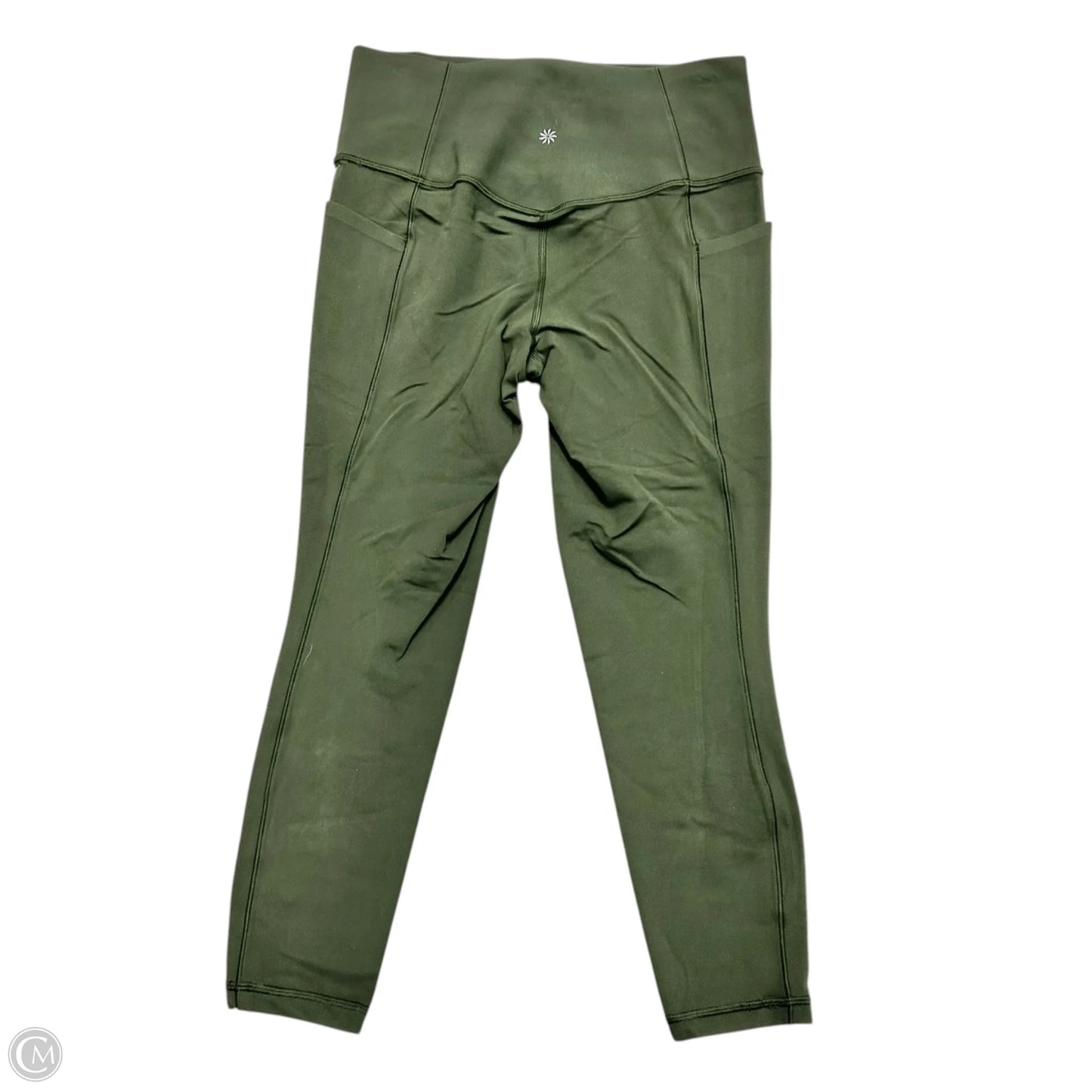 Athletic Leggings By Athleta In Green, Size: M
