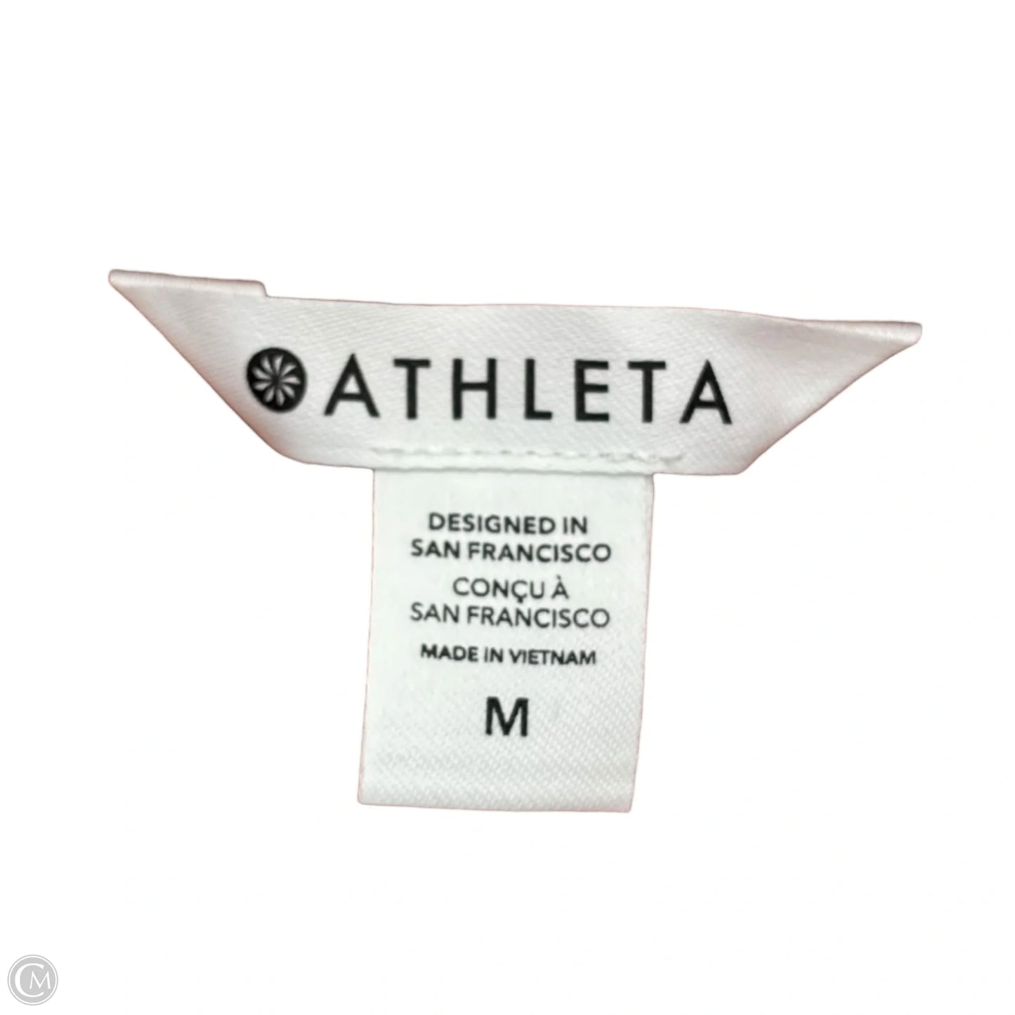 Athletic Top Short Sleeve By Athleta In Orange, Size: M