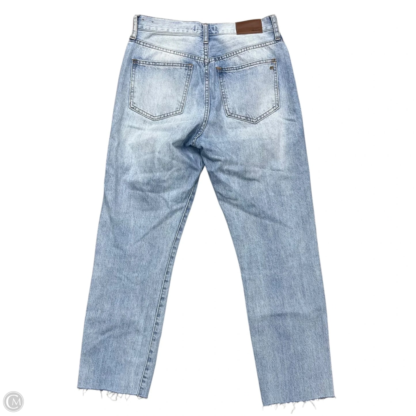 Jeans Straight By Madewell In Blue Denim, Size: 2