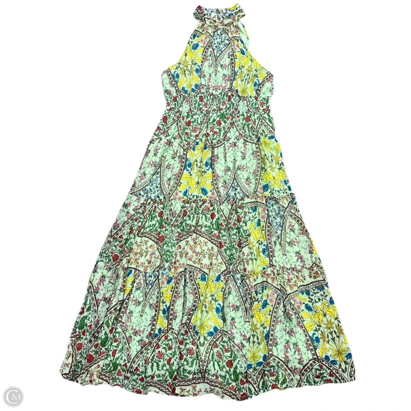 Dress Party Long By Anthropologie In Green, Size: Sp