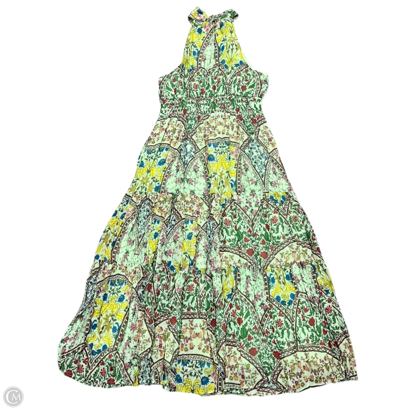 Dress Party Long By Anthropologie In Green, Size: Sp