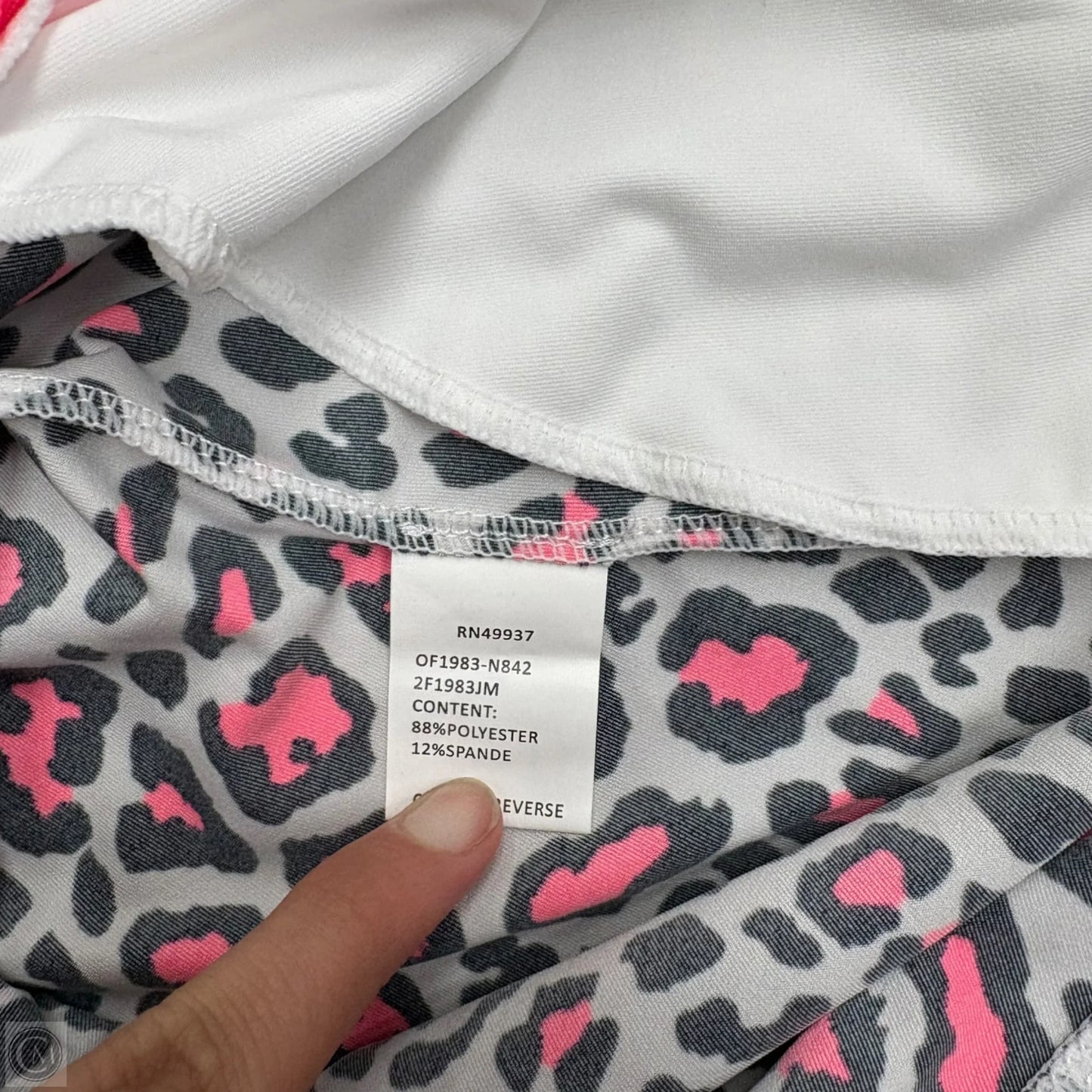 Athletic Dress By Tail In Black & White, Size: M