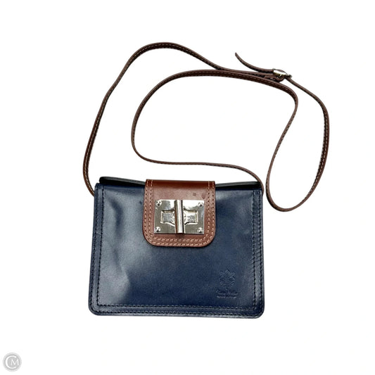 Crossbody Leather By Vera Pelle, Size: Small