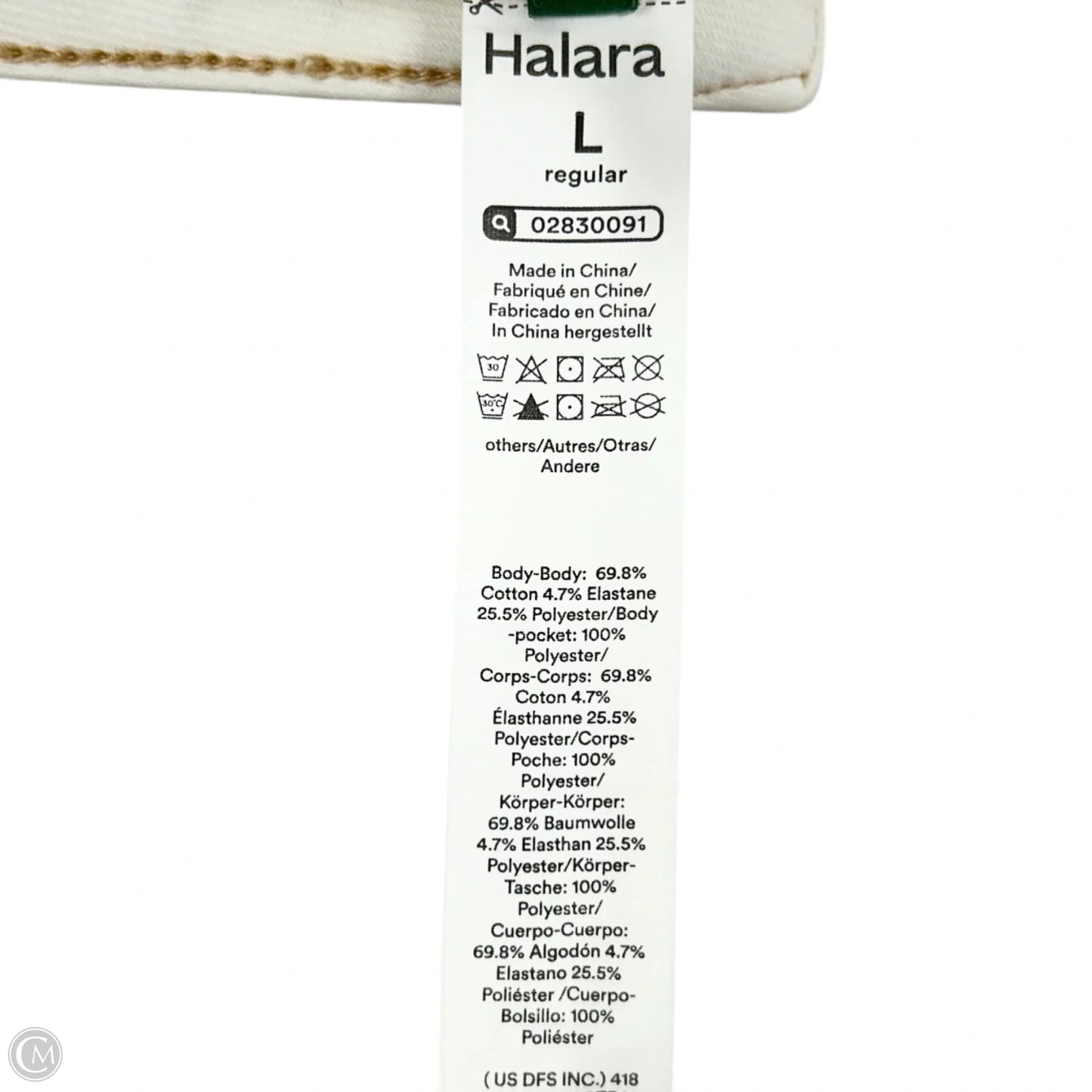 Shorts By Halara In White, Size: L