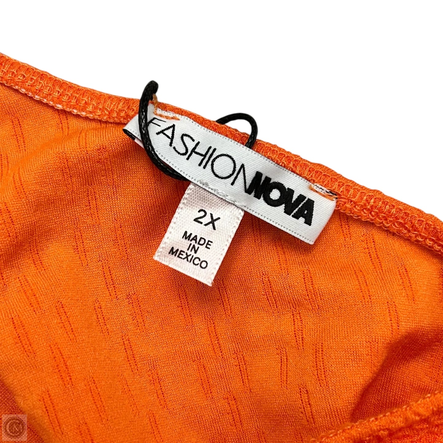 Dress Party Long By Fashion Nova In Orange, Size: 2x