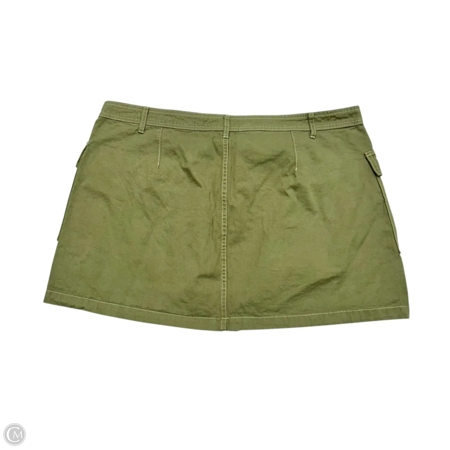 Skirt Mini & Short By Cider In Green, Size: 3x