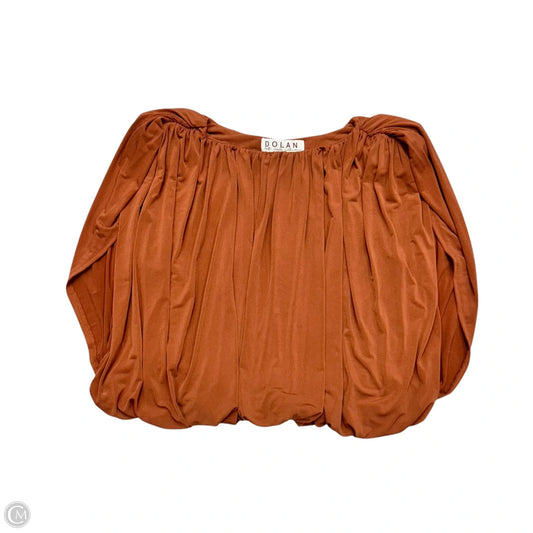 Top Short Sleeve By Dolan Left Coast In Terracotta, Size: S