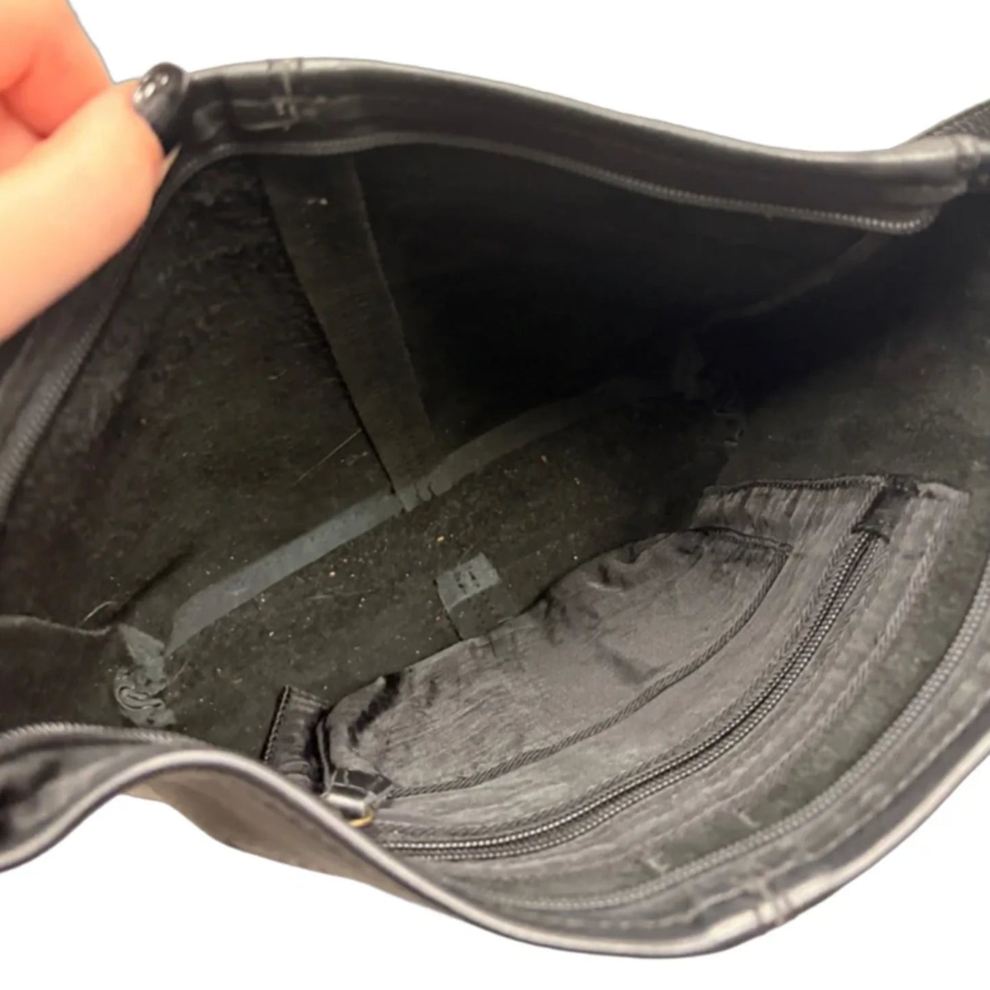 Crossbody Leather, Size: Medium