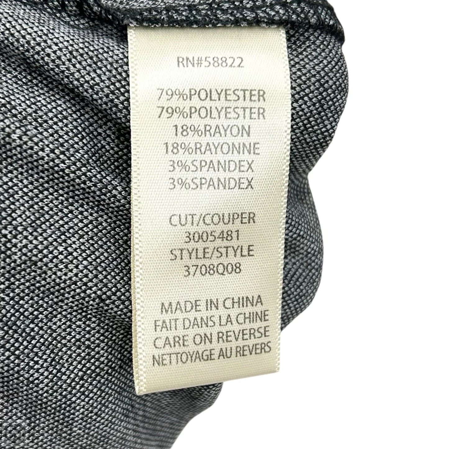 Pants Dress By Max Studio In Black & Grey, Size: S