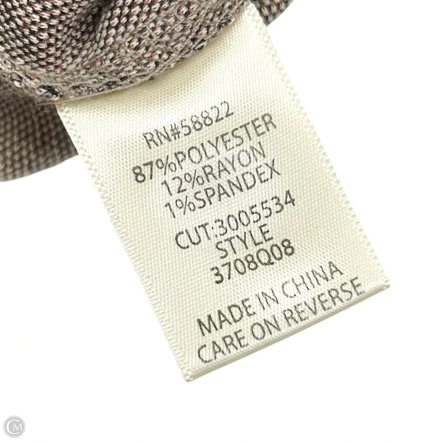 Pants Dress By Max Studio In Black & Brown, Size: S