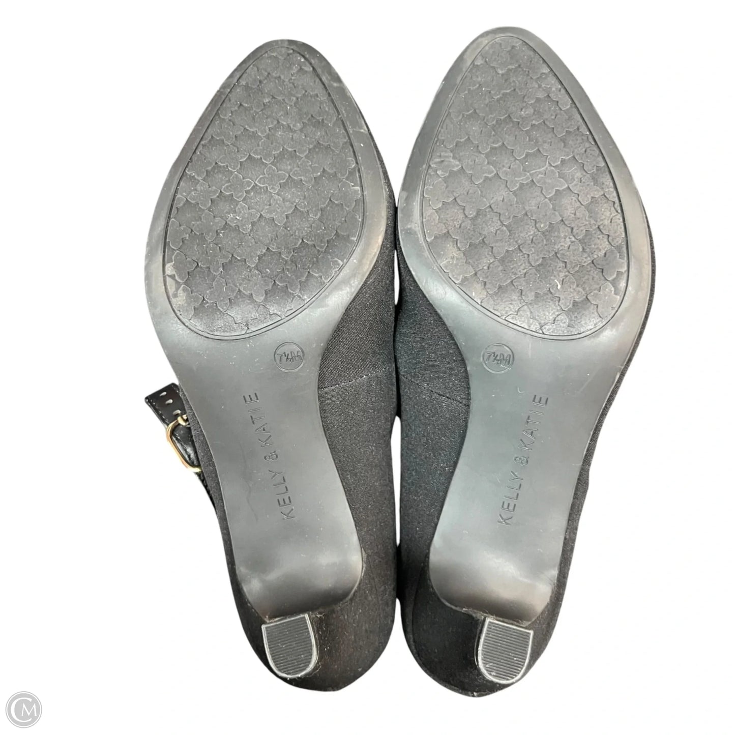 Shoes Heels Kitten By Kelly And Katie In Black, Size: 7.5