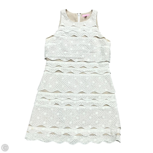 Dress Designer By Lilly Pulitzer In Cream & White, Size: S