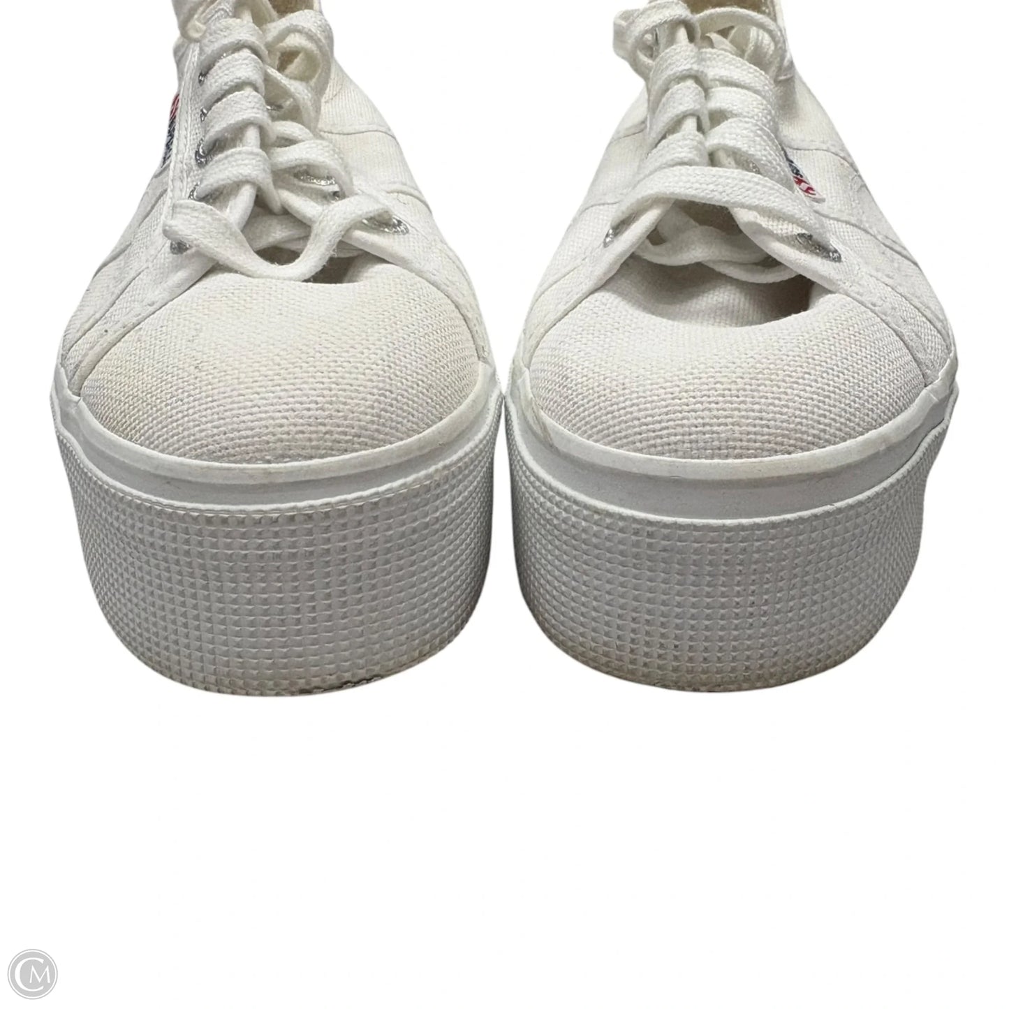 Shoes Sneakers Platform By Superga In White, Size: 9.5