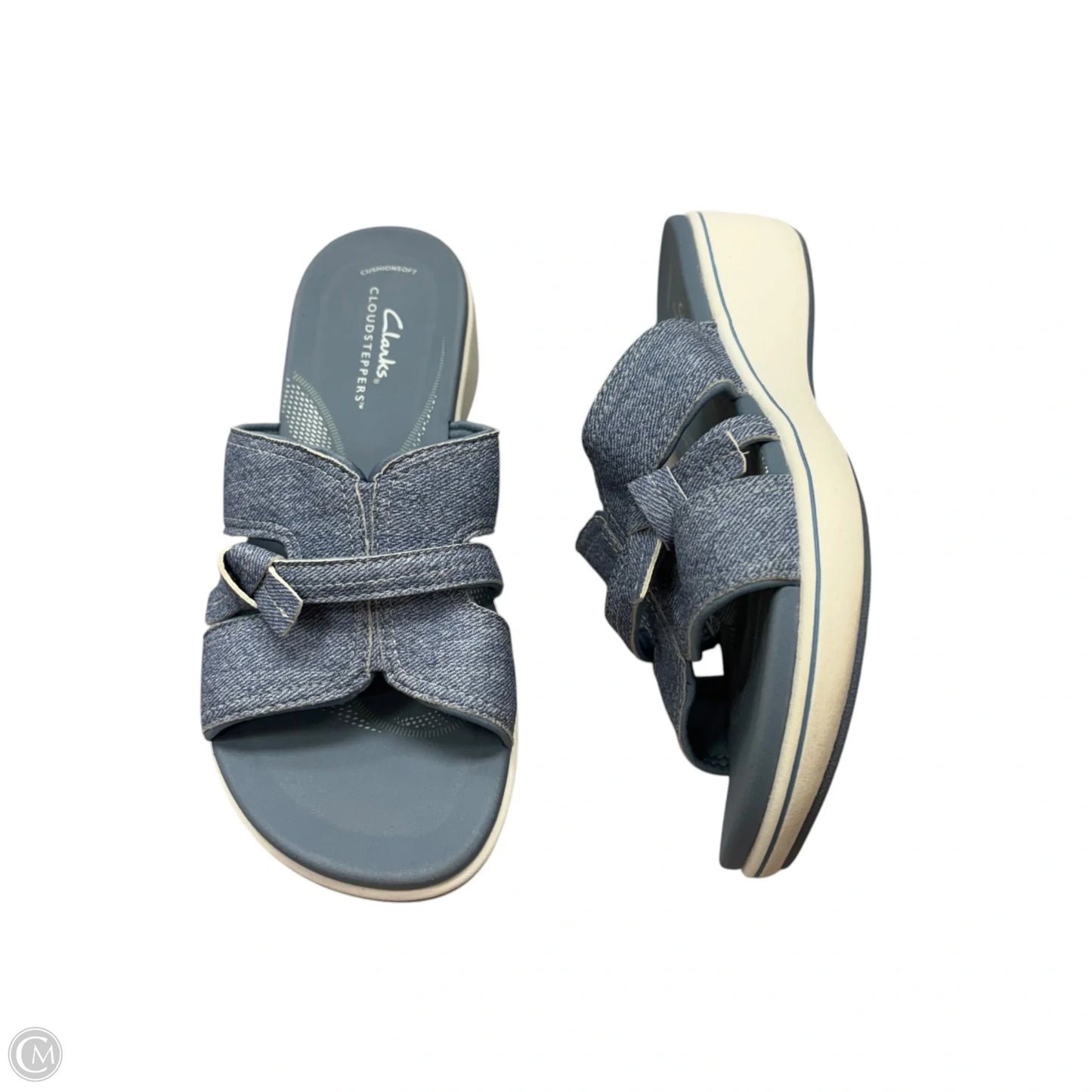 Sandals Flats By Clarks In Blue, Size: 7