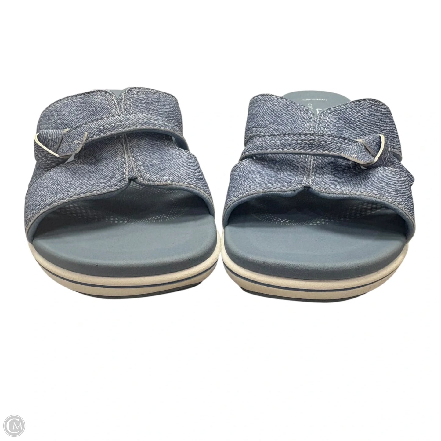 Sandals Flats By Clarks In Blue, Size: 7