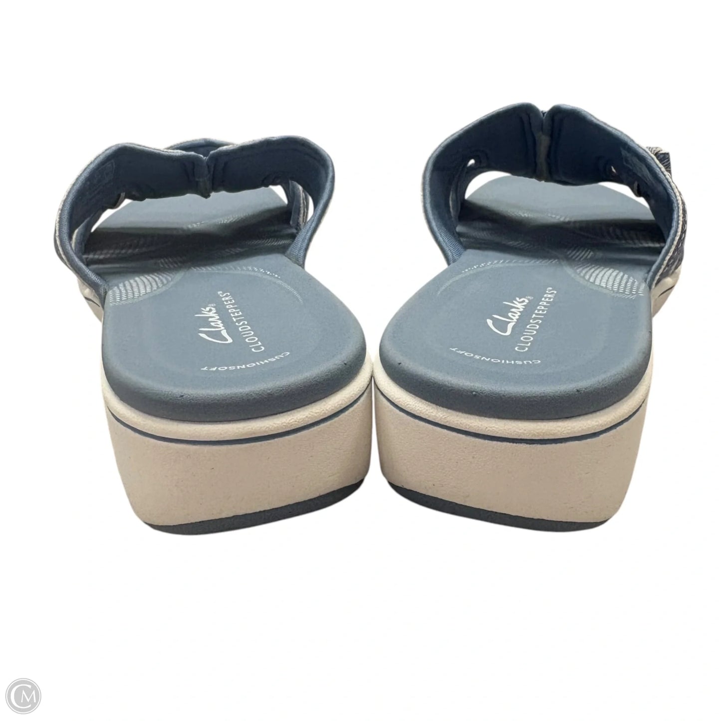 Sandals Flats By Clarks In Blue, Size: 7