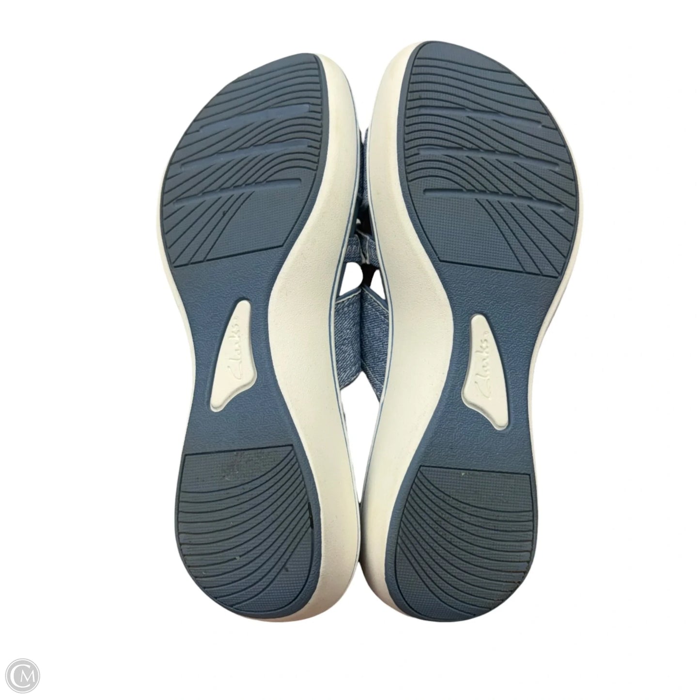 Sandals Flats By Clarks In Blue, Size: 7