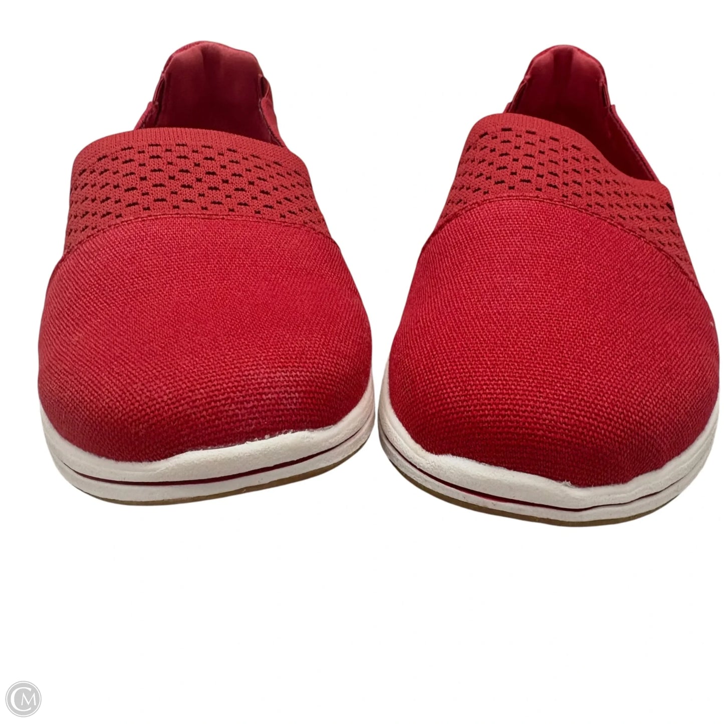 Shoes Sneakers By Clarks In Red, Size: 7