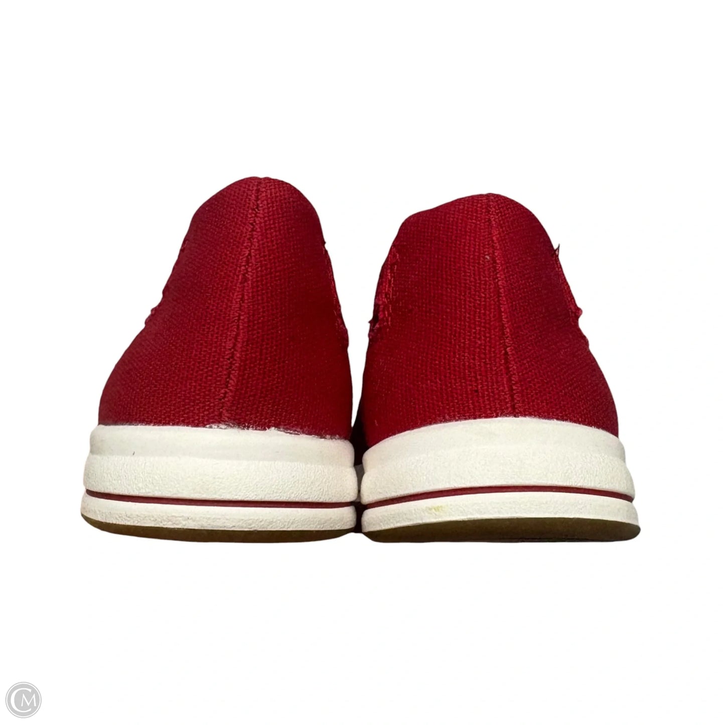 Shoes Sneakers By Clarks In Red, Size: 7