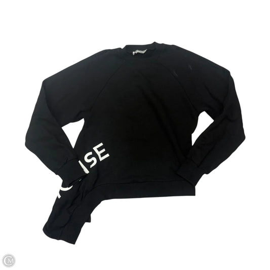 Sweatshirt Crewneck By Monse In Black, Size: Xs