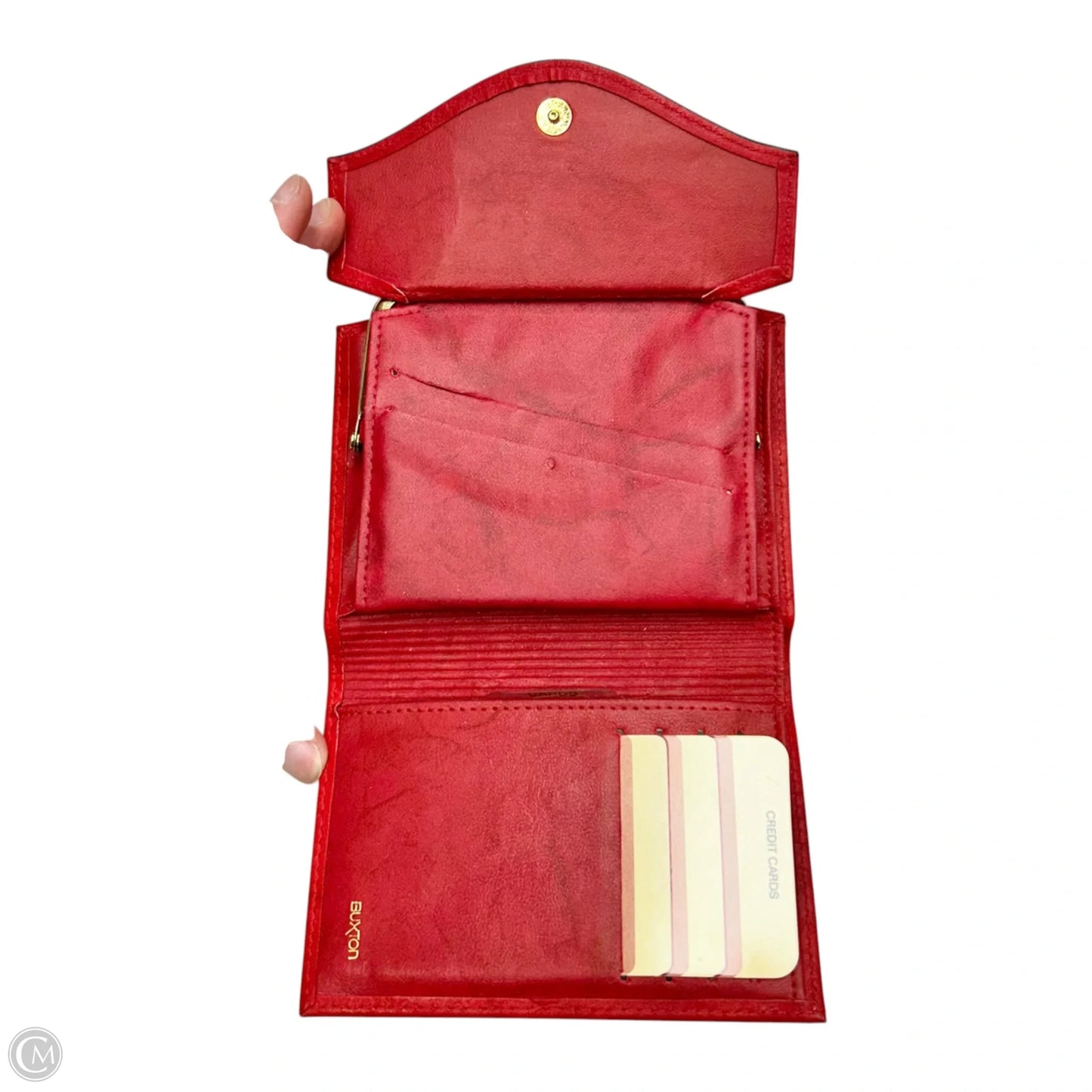 Wallet Leather By Buxton, Size: Small