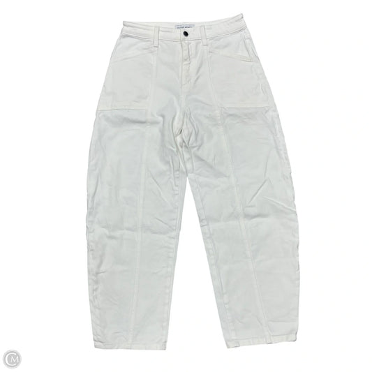 Jeans Straight By Flying Monkey In White Denim, Size: 4