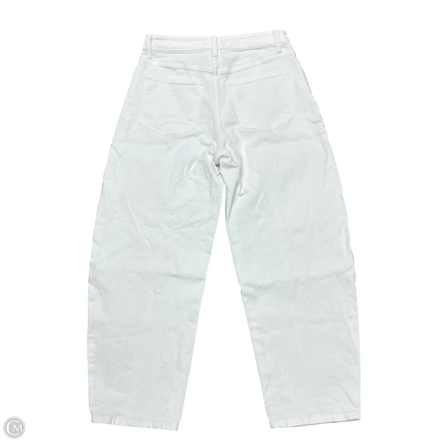 Jeans Straight By Flying Monkey In White Denim, Size: 4