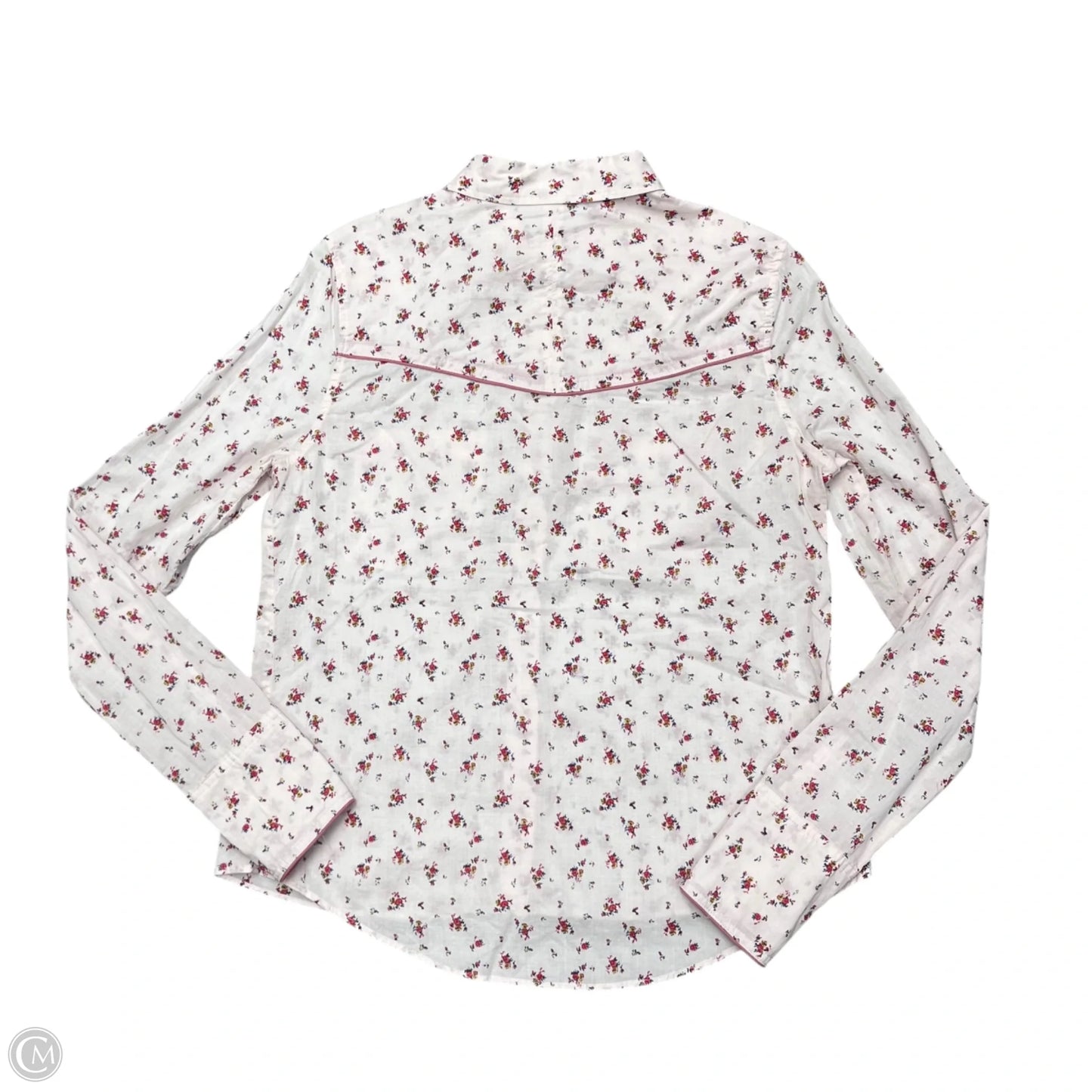 Blouse Long Sleeve By Free People In Pink, Size: S