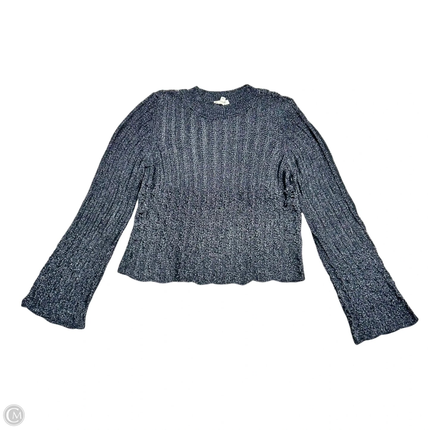 Top Long Sleeve By Pilcro In Silver, Size: S