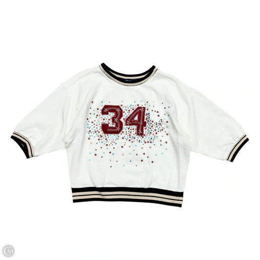 Top Short Sleeve By Pilcro In White, Size: S