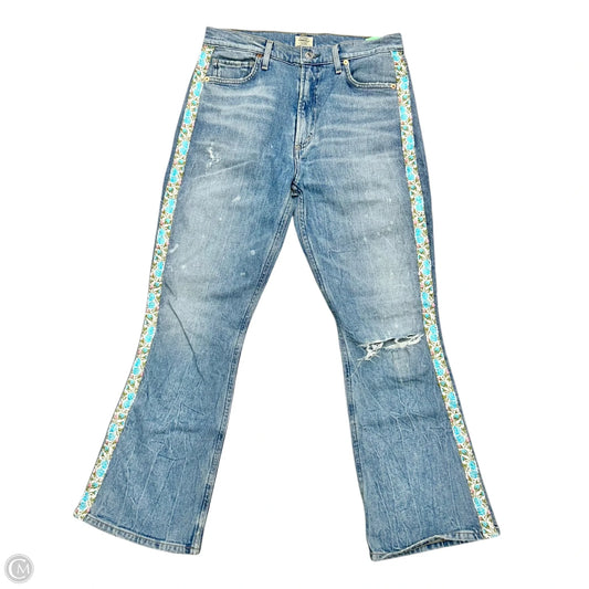 Jeans Straight By Citizens Of Humanity In Blue Denim, Size: 4