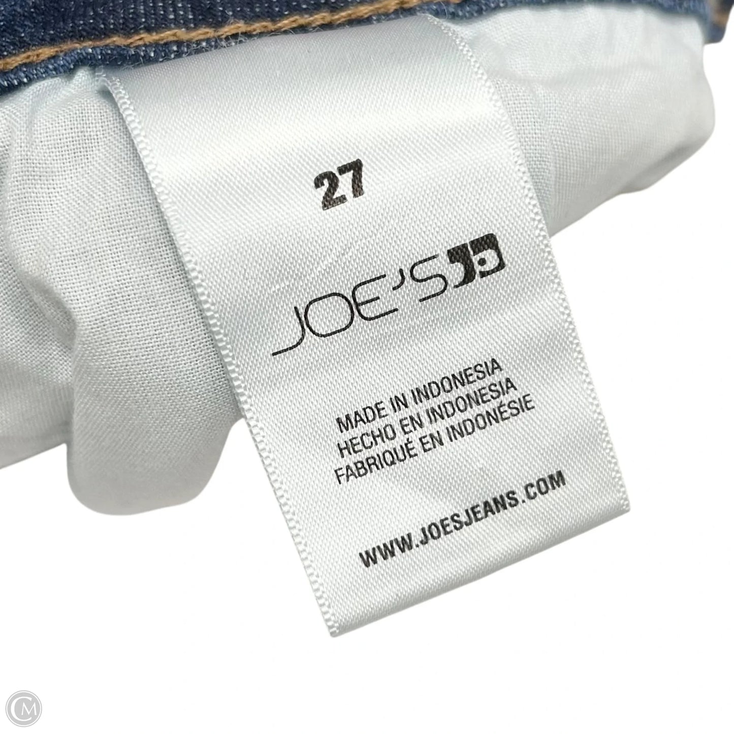 Jeans Straight By Joes Jeans In Blue Denim, Size: 4