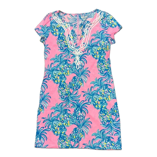 Dress Designer By Lilly Pulitzer In Blue & Pink, Size: S