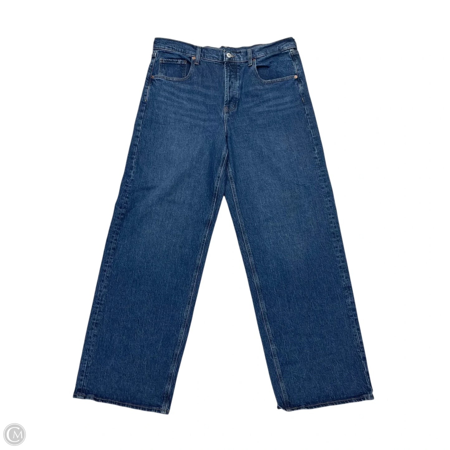 Jeans Wide Leg By Old Navy In Blue Denim, Size: 12l