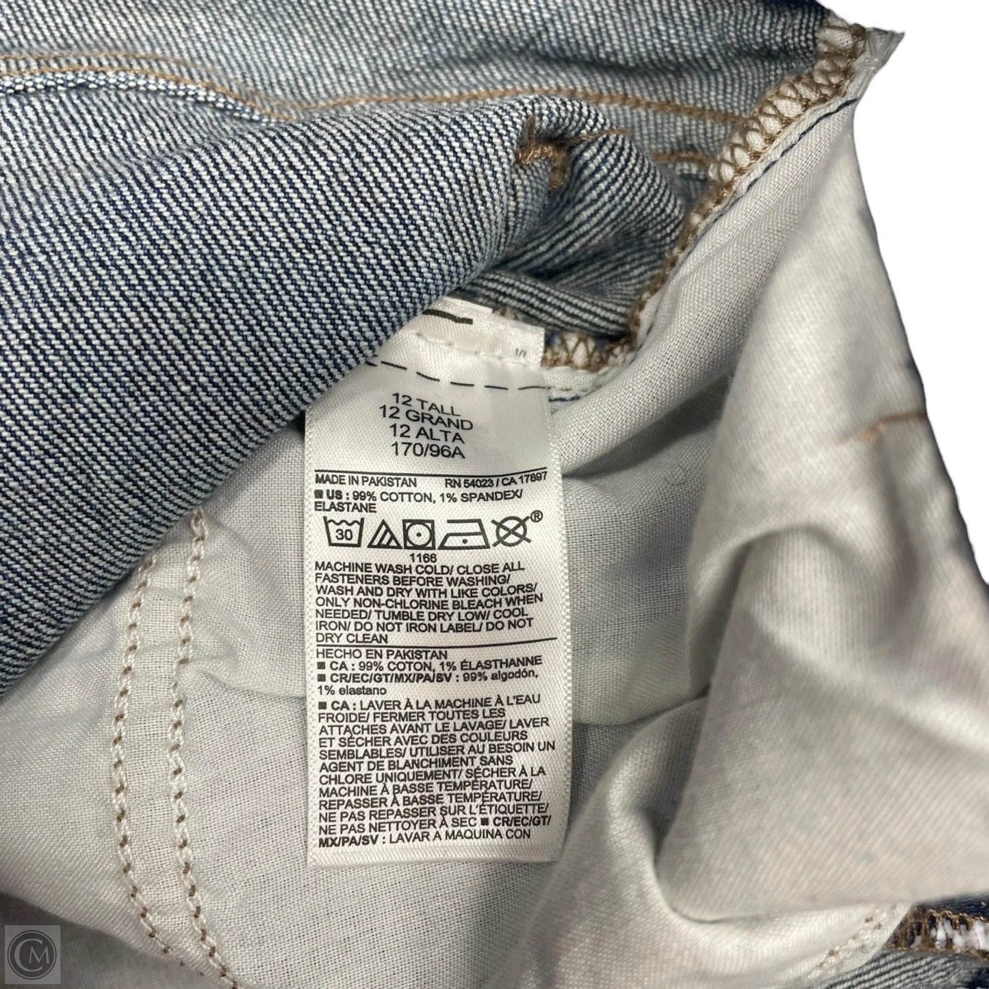 Jeans Wide Leg By Old Navy In Blue Denim, Size: 12l