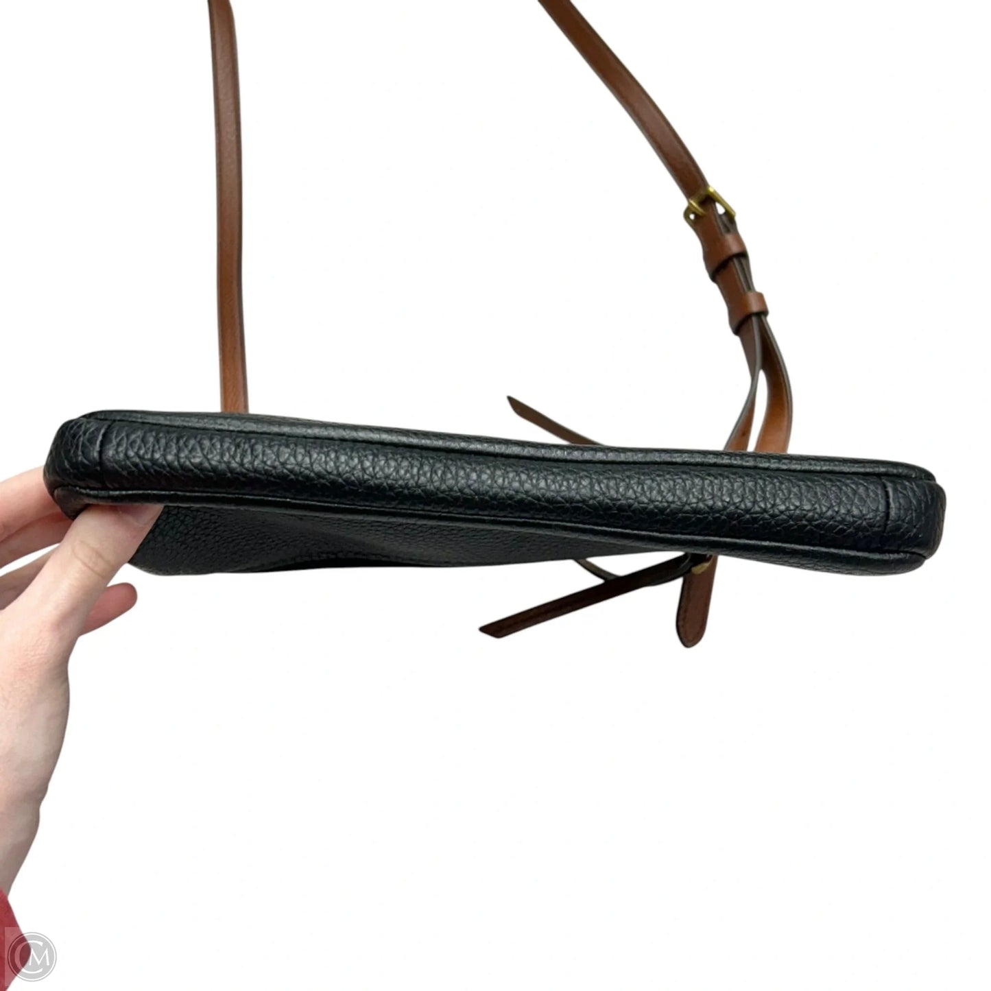 Crossbody Leather By Fossil, Size: Small
