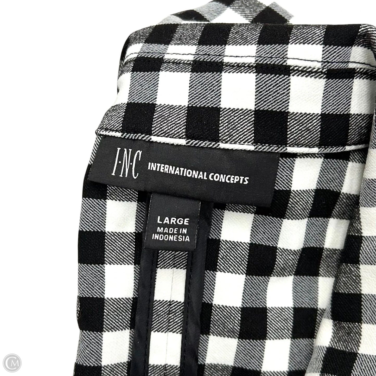 Blazer By Inc In Black & White, Size: L