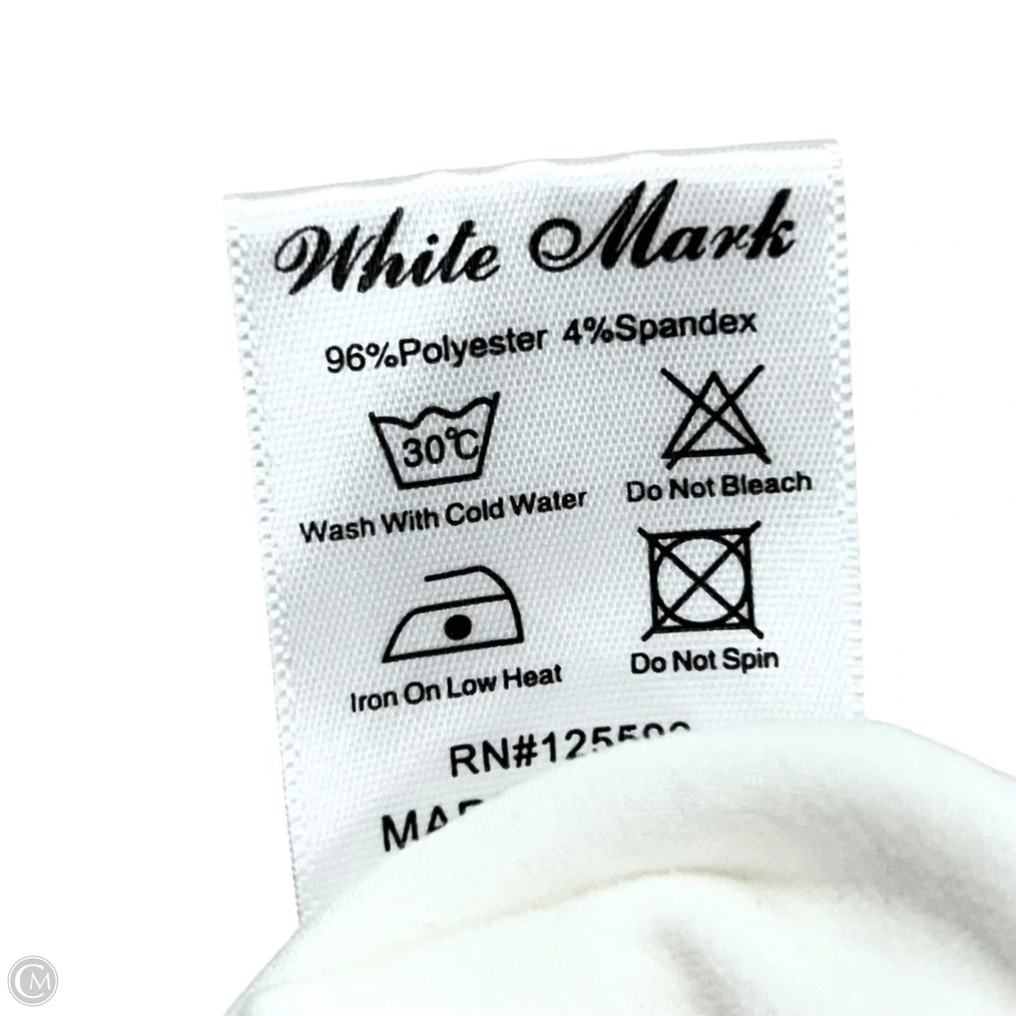 Skirt Maxi By White Mark In White, Size: 3x