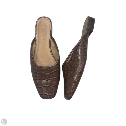 Shoes Flats By Madewell In Brown, Size: 7